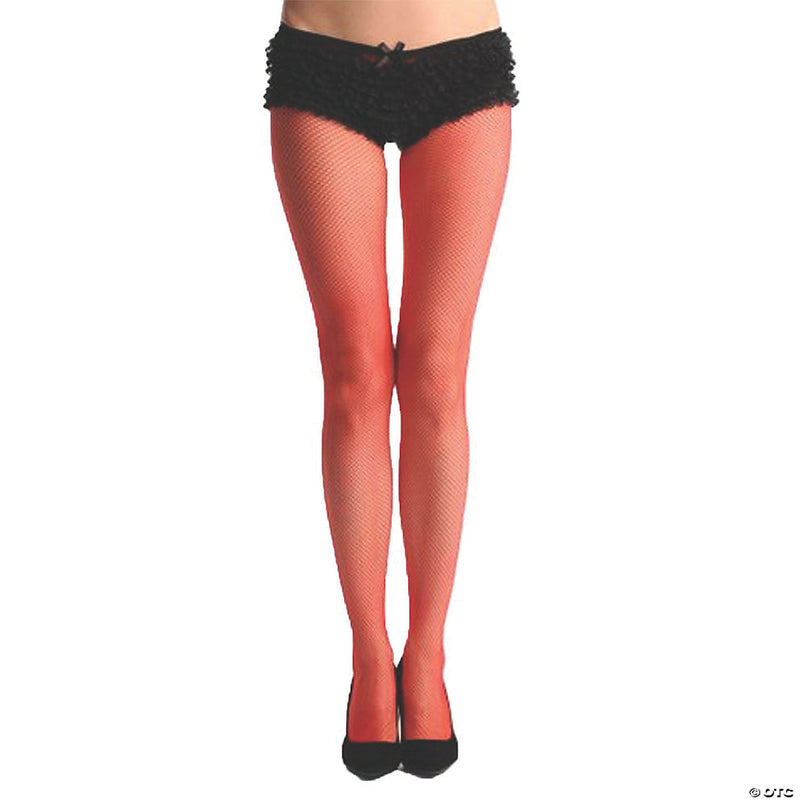 Women's Nylon Fishnet Pantyhose - BLACK / ONE SIZE - image 6