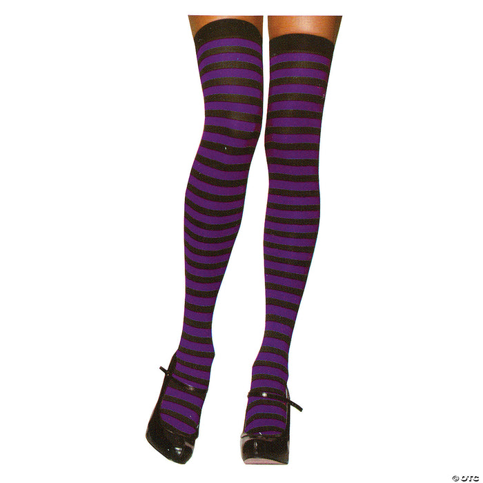 Women's Nylon Striped Thigh-High | Costume-Shop.com