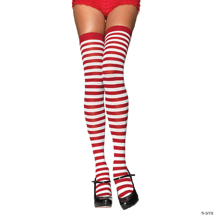Women's Nylon Striped Thigh-High | Costume-Shop.com