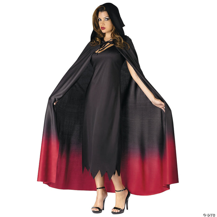 Women’s Ombre Hooded Cape Costume