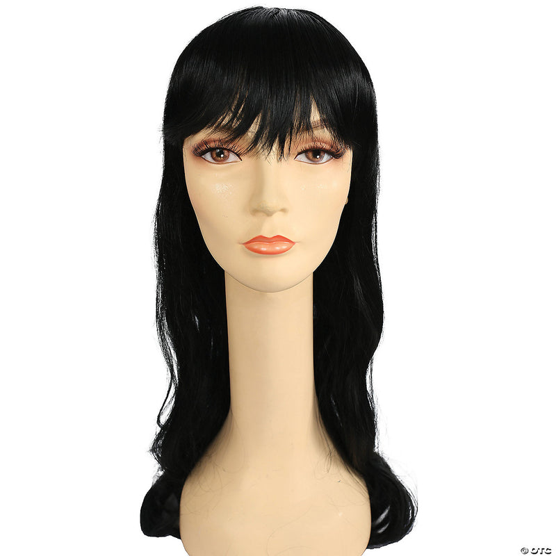 Quality Pageboy Wig with Bangs - BLACK - image 5
