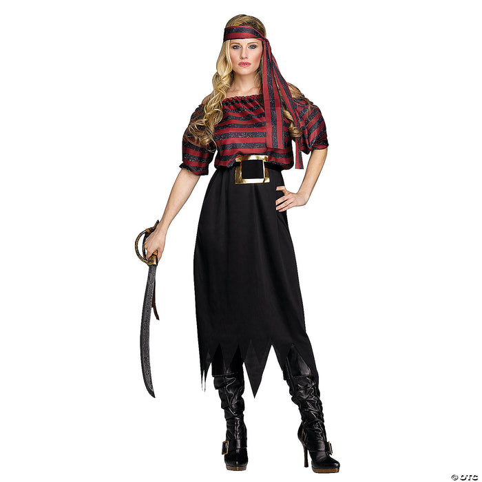 Women's Pirate Maiden Costume - Standard