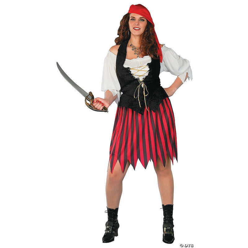 Women's Plus Size Buccaneer Bride Costume - XXL