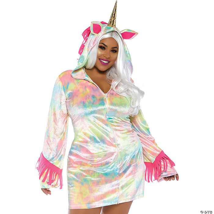 Women's Plus Size Enchanted Unicorn Costume - 1X-2X