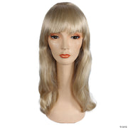 Long Shimmering Priscilla Wig - BLACK - image 1