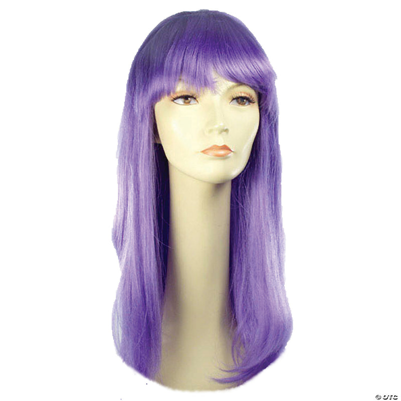 Long Shimmering Priscilla Wig - BLACK - image 2