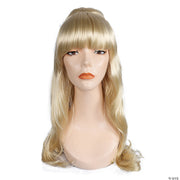 Long Shimmering Priscilla Wig - BLACK - image 4