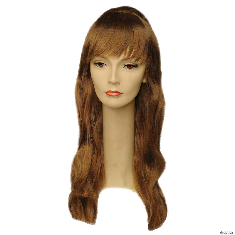 Long Shimmering Priscilla Wig - BLACK - image 6
