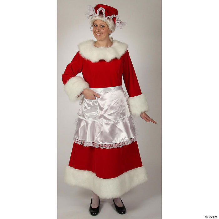 Women’s Regal Red Velvet Mrs. Claus Costume - Large