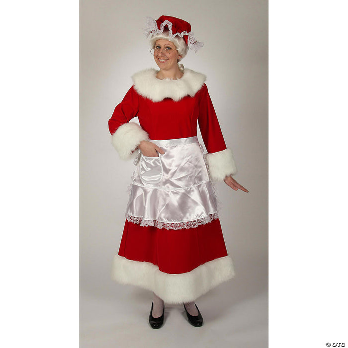 Women’s Regal Red Velvet Mrs. Claus Costume - Large