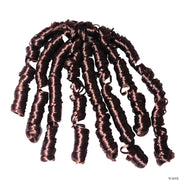 Women's Round Curly Braid Wig - BROWN-DARK - image 4