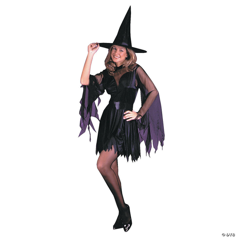 Flirty Witch Costume with Sash - image 1
