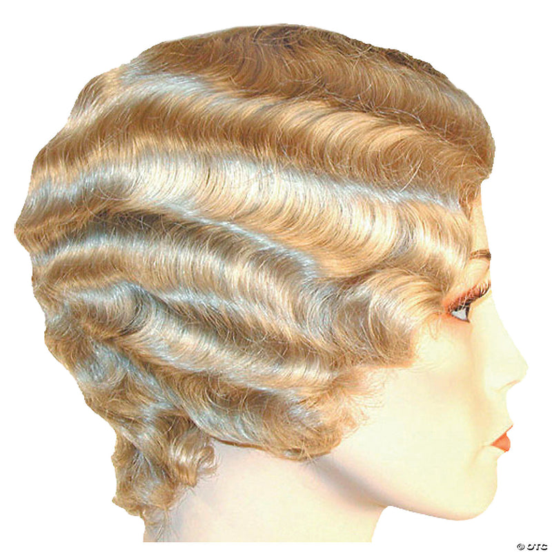 Women's Short Fingerwave Wig - ASH - image 1