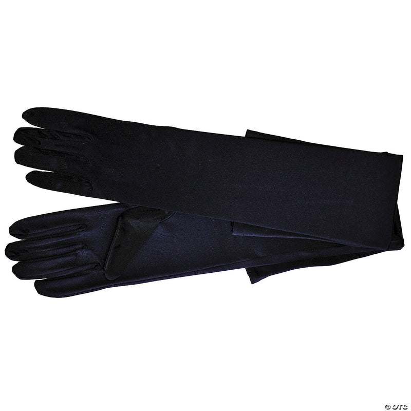 Women's Shoulder Length Gloves - BLACK / ONE SIZE - image 2