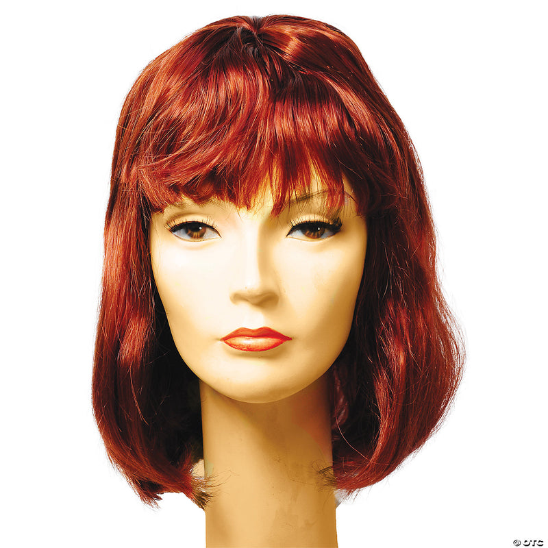 Beehive Spitcurl Wig - Below Chin Length - AUBURN - image 1