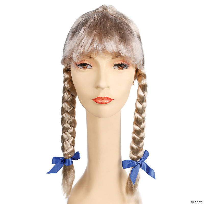 Versatile Braided Wig with Bangs - BLACK - image 2