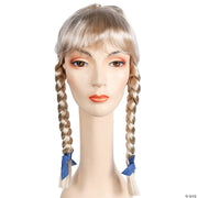 Versatile Braided Wig with Bangs - BLACK - image 3