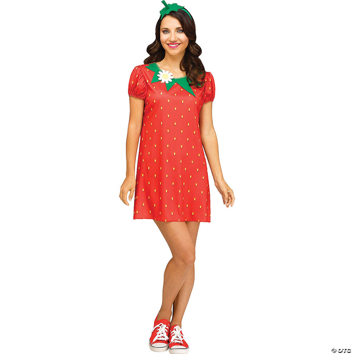 Women's Strawberry Cutie Costume
