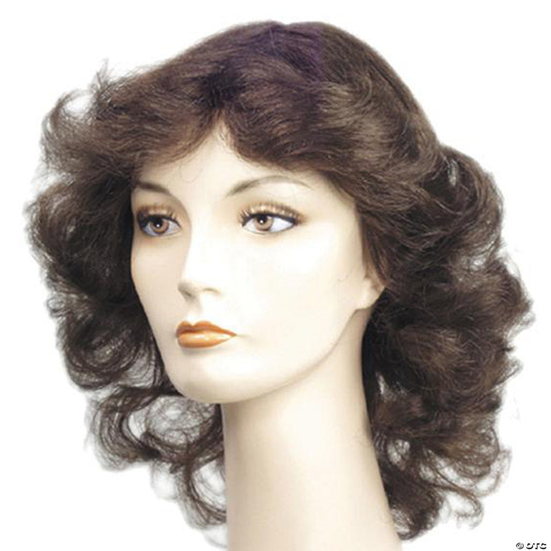 Women's Suzy S 70s Style Wig - BROWN-DARK - image 1
