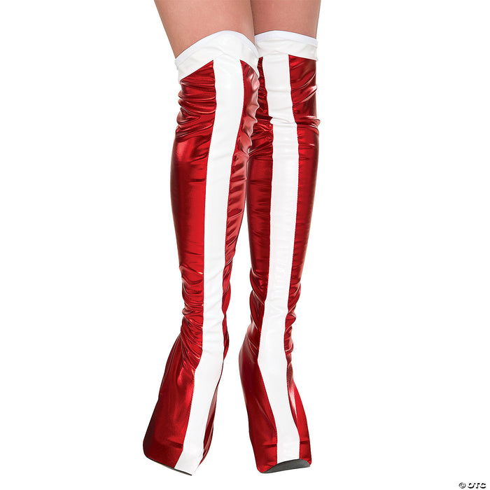 Wonder Woman Boot Covers — The Costume Shop