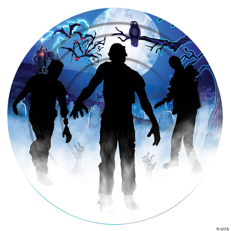 Zombie Party Paper Dessert Plates - 8 Ct. - 9 - image 2