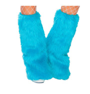 Fur Leg Warmers - White / O/S - image 11