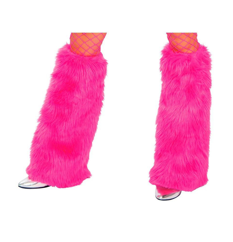 Fur Leg Warmers - White / O/S - image 15