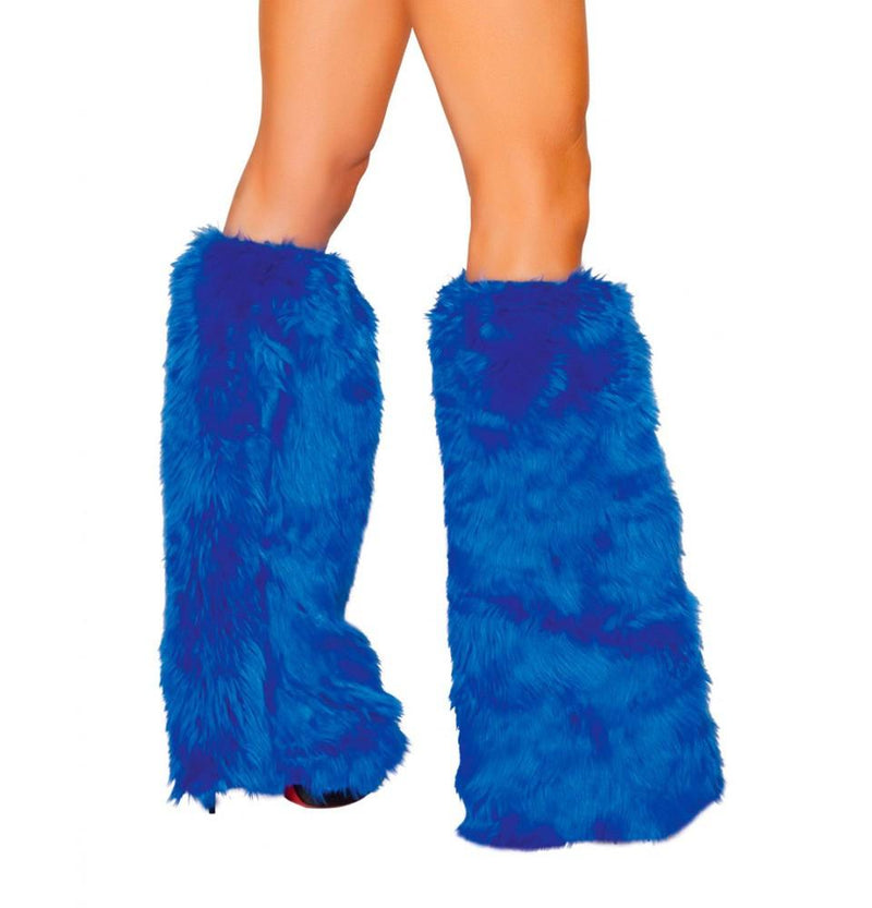 Fur Leg Warmers - White / O/S - image 10