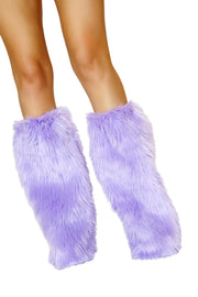 Fur Leg Warmers - White / O/S - image 16