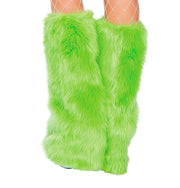 Fur Leg Warmers - White / O/S - image 6